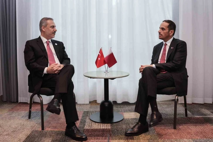 Dışişleri Bakanı Fidan, Katar Başbakanı ve Dışişleri Bakanı Al Sani ile görüştü
