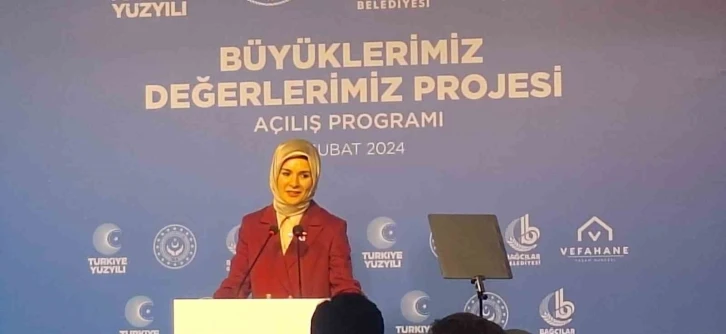 Emine Erdoğan "Büyüklerimiz Değerlerimiz Projesi"nin tanıtımına katıldı
