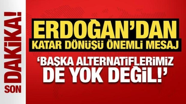 Erdoğan'dan Eurofighter resti: Başka alternatiflerimiz de yok değil!