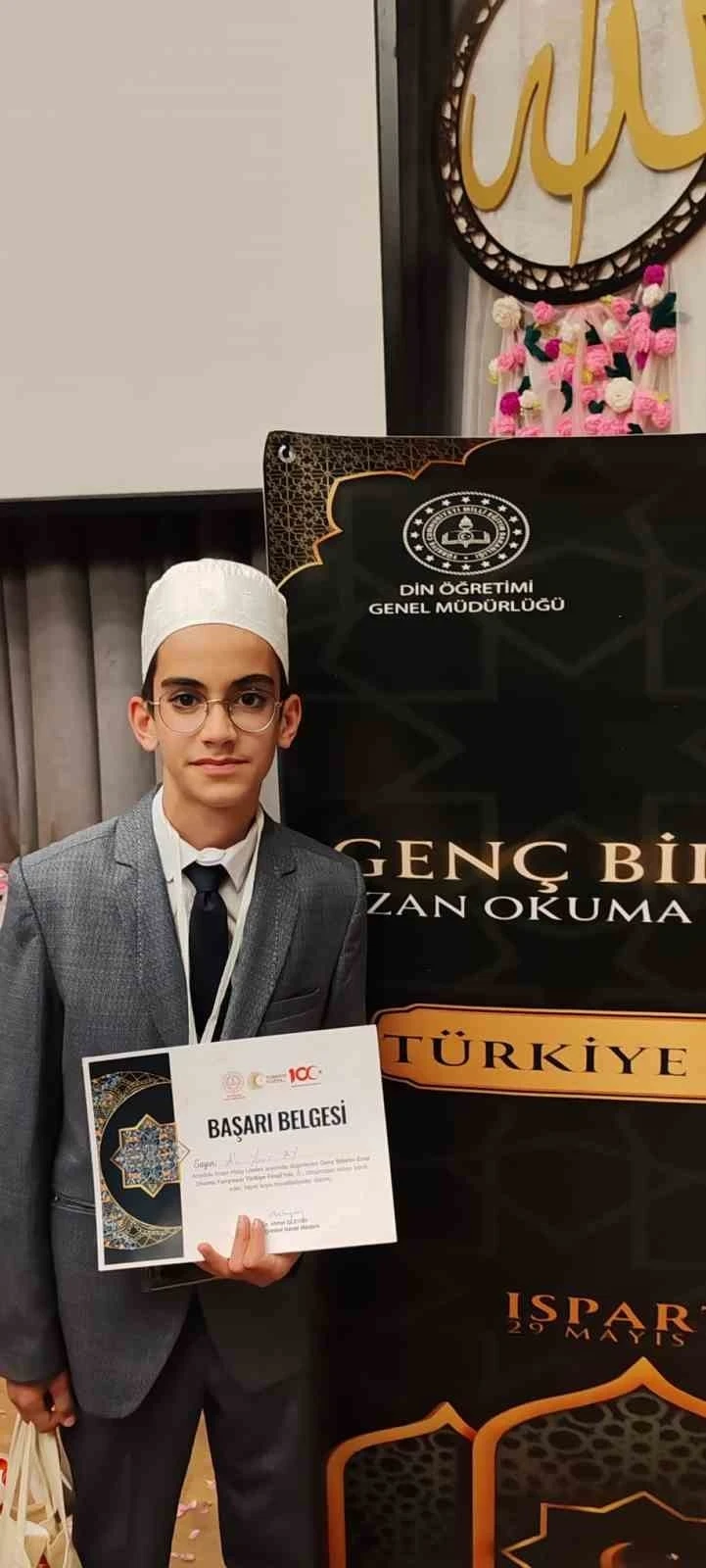 Ezanı Güzel Okuma Yarışması’nın Türkiye birincisi Bursa’dan
