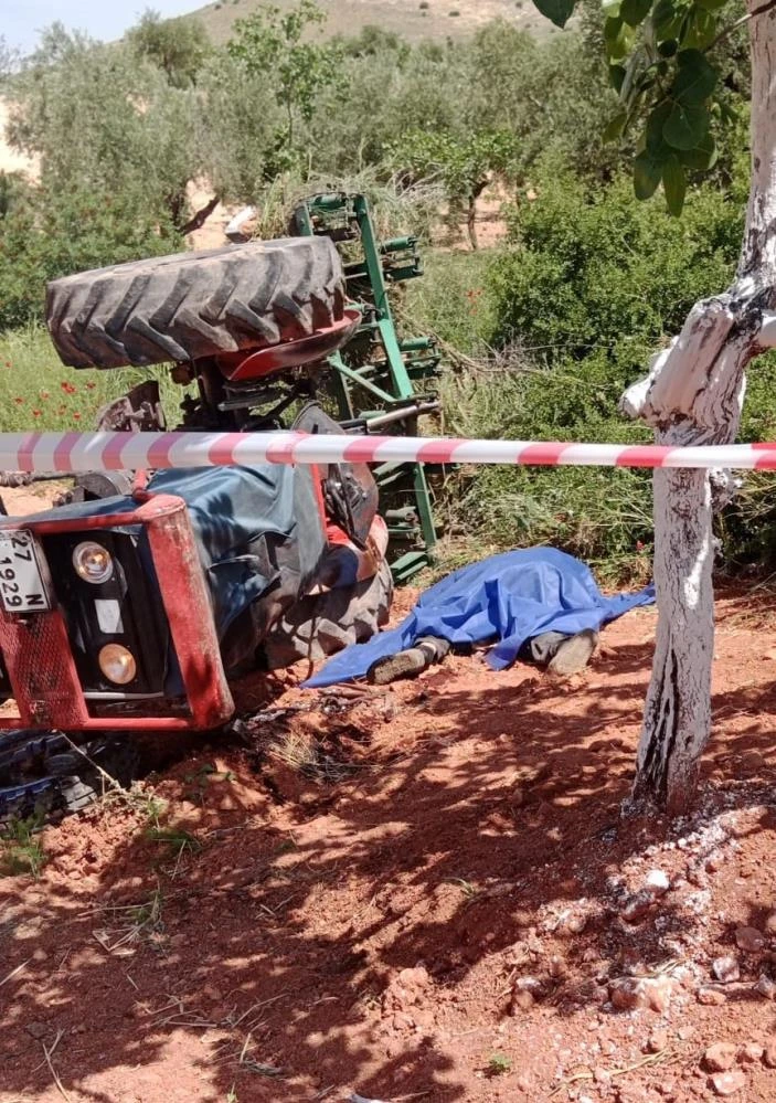 Gaziantep'te çiftçinin feci ölümü 