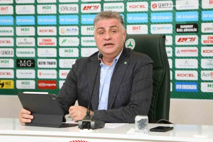 Giresunspor Başkanı Nahid Yamak: "Kulübümüz şuanda borç batağında"
