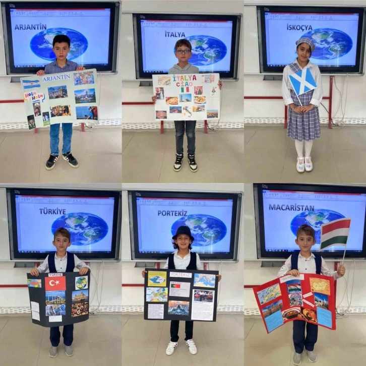 Hisarcık’ta öğrenciler farklı ülkeleri yöresel kıyafetlerini giyerek tanıttılar
