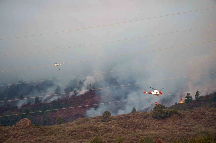 İspanya’nın Tenerife Adası’ndaki yangın büyüyor: Bin 800 hektar alan kül oldu
