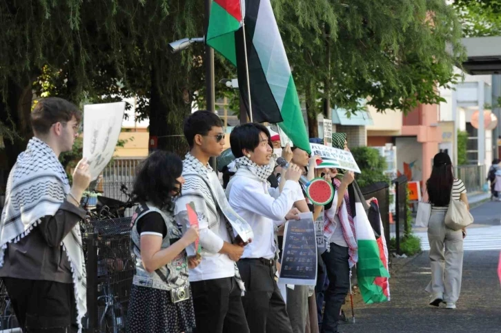 Japonya’da kamu yayıncısı NHK televizyonuna "İsrail" protestosu
