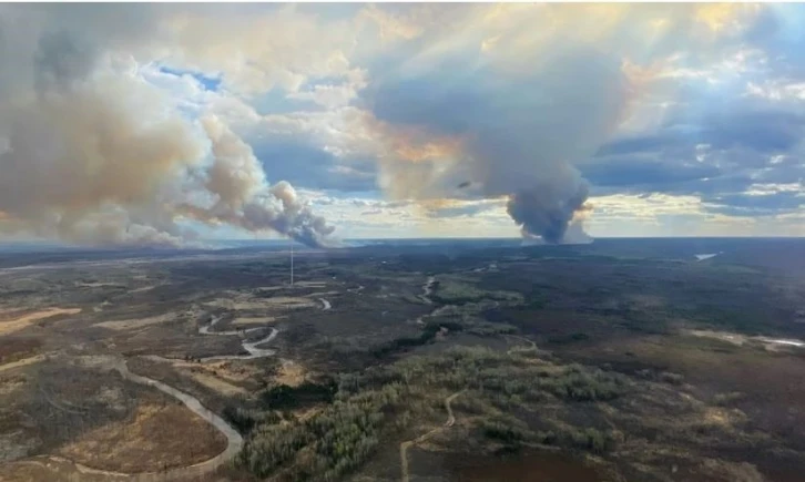 Kanada’da orman yangını 10 bin hektarlık alana yayıldı
