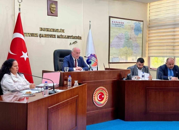 Karabük İl Genel Meclisi Haziran Ayı Toplantısı yapıldı
