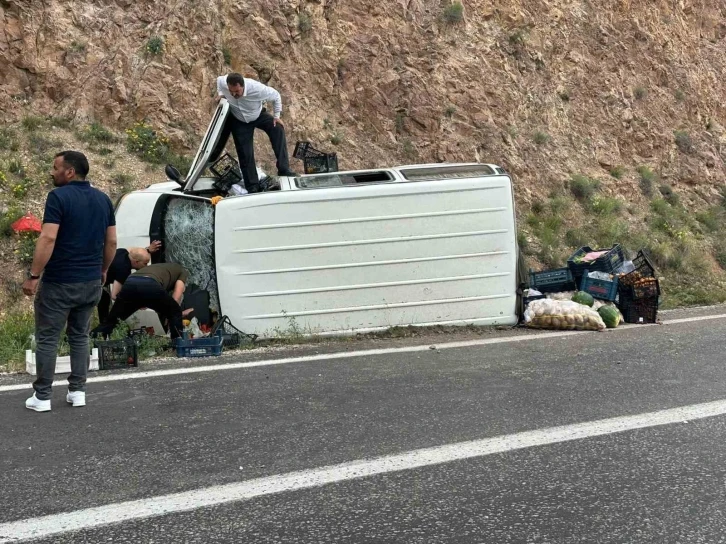 Kemah’ta trafik kazası: 1 yaralı
