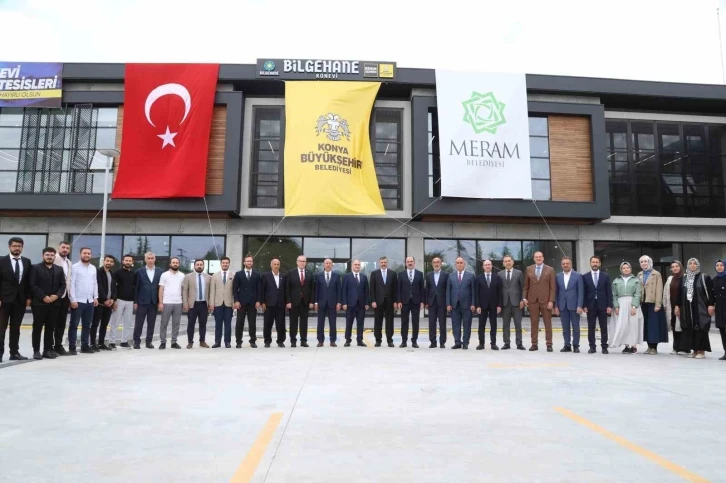 Konya Büyükşehir Ve Meram Belediyesi iş birliğiyle şehre kazandırılan Konevi Sosyal Tesisleri açıldı
