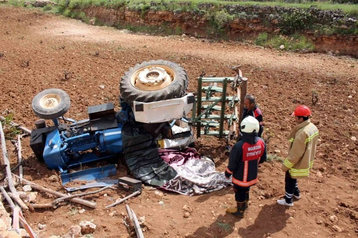 Mardin’de Traktör Kazası: Sürücü Şarampole Uçarak Hayatını Kaybetti
