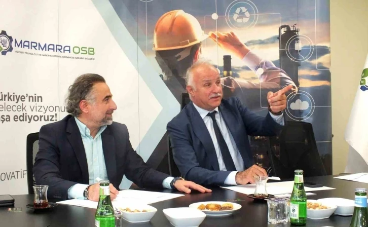 Marmara OSB Yönetim Kurulu Başkanı Menderes Akar basın ile buluştu
