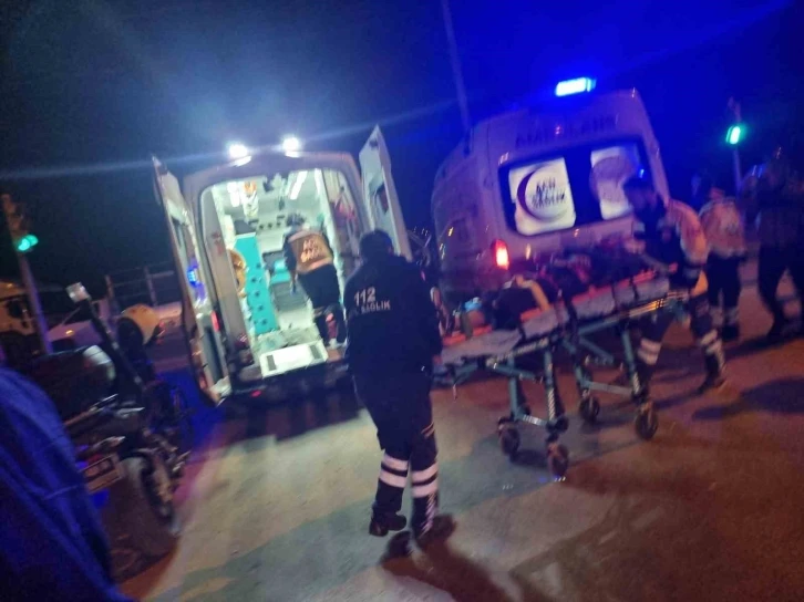 Milas’ta otomobil ve motosiklet çarpıştı: 2 yaralı
