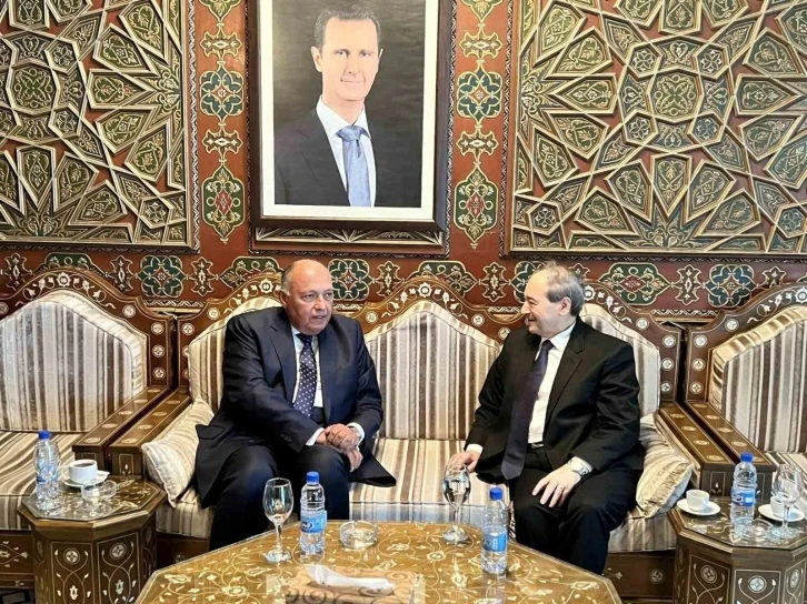 Mısır Dışişleri Bakanı Şukri’den yıllar sonra Suriye’ye ilk ziyaret
