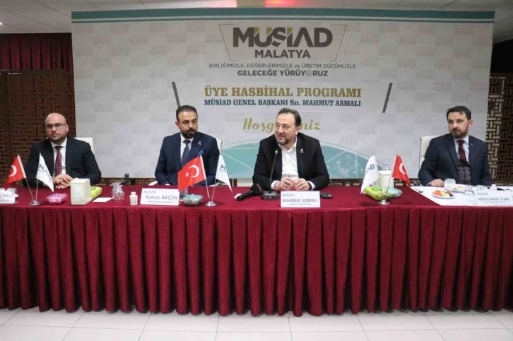 MÜSİAD Genel Başkanı Asmalı, Malatya’da üyeler ile buluştu
