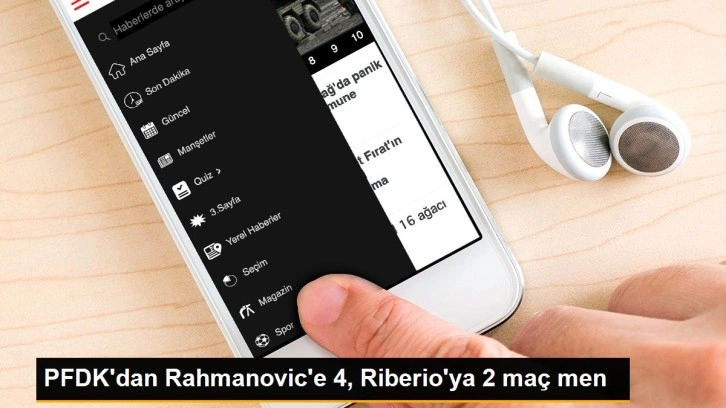 PFDK'dan Rahmanovic'e 4, Riberio'ya 2 maç men