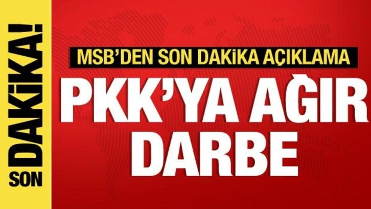 PKK'ya ağır darbe: Son bir haftada 44 terörist etkisiz