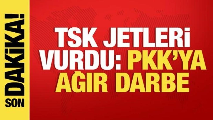 PKK'ya hava harekatı: 6 terörist etkisiz!