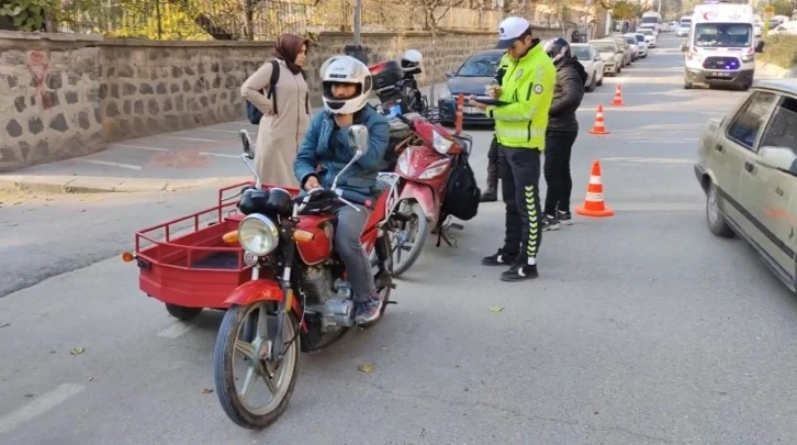Şanlıurfa’da 72 motosiklet trafikten men edildi
