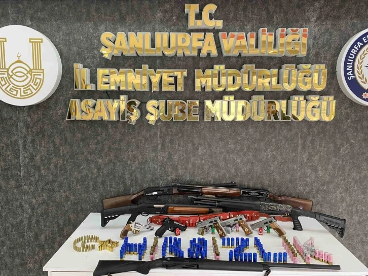 Şanlıurfa merkezli silah ticareti operasyonu: 18 gözaltı
