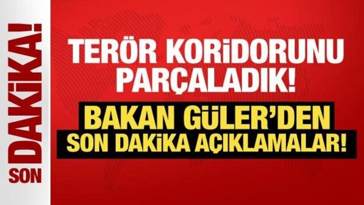 Son Dakika: Meclis'te terörle mücadele oturumu! Bakan Güler'den önemli açıklamalar