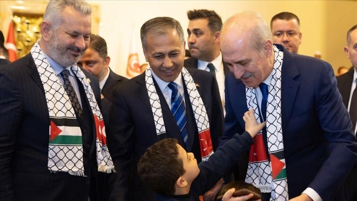 TBMM Başkanı Yerlikaya, Gazze'deki Kardeşleriyle Buluştu