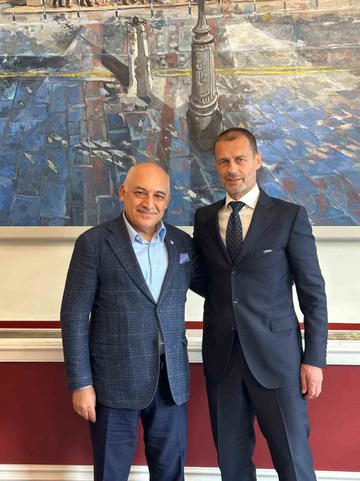 UEFA Başkanı Ceferin, TFF Başkanı Büyükekşi’yi tebrik etti
