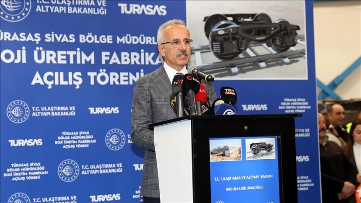 Ulaştırma Bakanı Sivas'ta Boji Üretim Fabrikası'nı Açtı