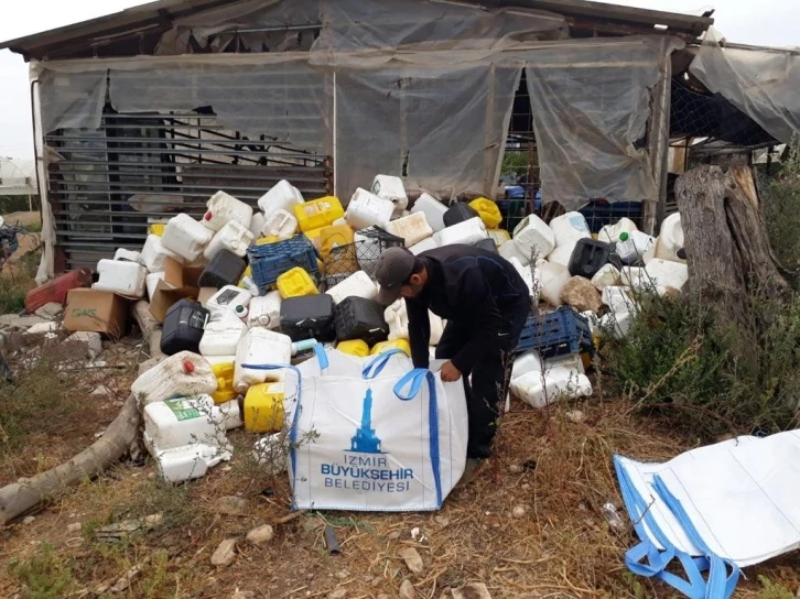 Zirai ambalaj atıklarını toplayan üreticiye gübre desteği
