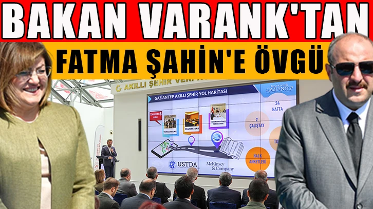 Bakan Varank'tan Fatma Şahin'e övgü...