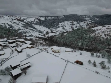 10 bin kilometre köy yolu ağına sahip Kastamonu’da ekiplerin karla mücadelesi
