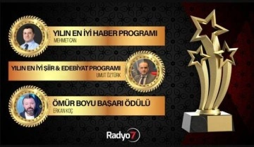 13 Şubat Dünya Radyo Günü&rsquo;nde Radyo7 programcılarına ödül yağdı