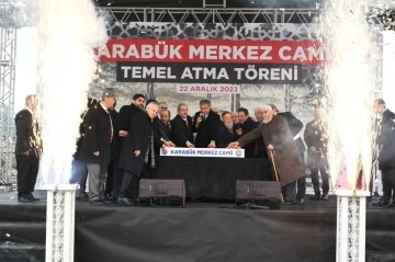 2 bin kişilik Karabük Merkez Camii’nin temeli atıldı
