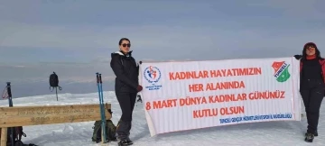 8 Mart için Ergan Dağı’na tırmanış gerçekleştirildi
