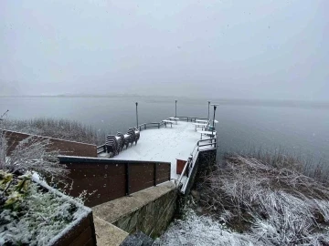 Abant Gölü Milli Parkı’nda kış güzelliği
