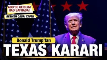 ABD'de gerilim had safhada! Trump'tan Texas kararı! Resmen çağrı yaptı