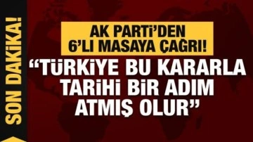 Adalet Bakanı Bozdağ: Türkiye, 6'lı masanın ortak kararıyla tarihi bir adım atmış olur