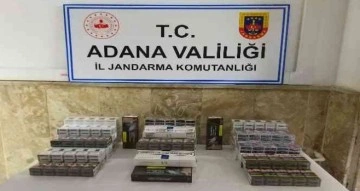 Adana’da 280 bin lira değerinde kaçak makaron ele geçirildi