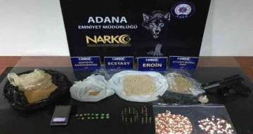 Adana’da evinden eroin çıkan zanlı tutuklandı