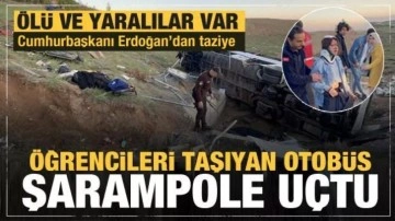 Adana'dan dönem otobüs şarampole uçtu! Ölü ve yaralılar var! Erdoğan'dan taziye