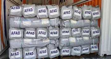 AFAD Lojistik Merkezi hazır kıta