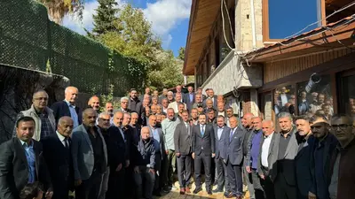 Emre Oğuztürk, İslahiye’de mahalle muhtarlarıyla buluştu