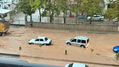 Adıyaman Gölbaşı’nda yoğun yağış günlük yaşamı aksattı