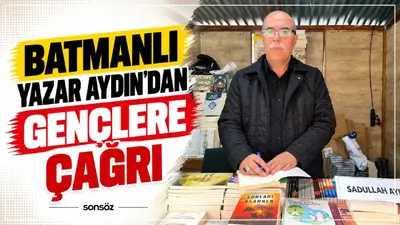 Sadullah Aydın, Batman Kitap Fuarı’nda gençleri okumaya davet etti