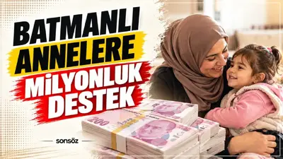 Batman’da 12 bini aşkın aileye doğum yardımı desteği