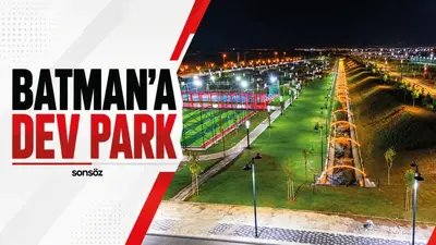 Batman’da Mavi Yeşil Park’ın ilk etabında açılış hazırlığı