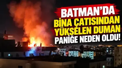 Şafak Mahallesi'nde çatıdaki çöp yangını kısa süreli endişe yarattı