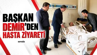 İrfan Demir’den Sason Devlet Hastanesi’ndeki hastalara ziyaret