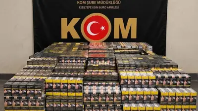 Kızıltepe’de araçtan 6 bin 100 paket bandrolsüz sigara çıktı