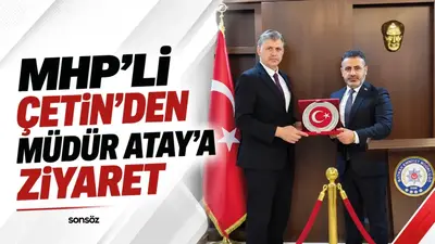 Çetin, Batman Emniyet Müdürü Atay’la bir araya geldi