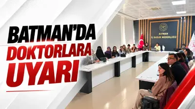 Batman’da Hekimlere Tütün Bağımlılığı Tedavisi Eğitimi Verildi
